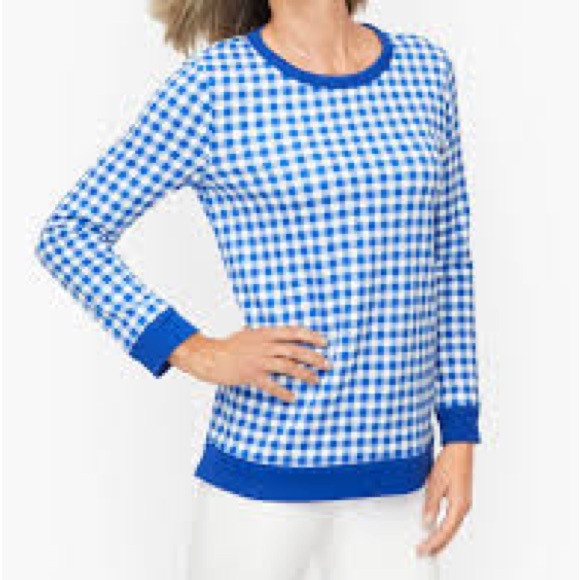 Gingham Sweatshirt 2X - Picture 1 of 3